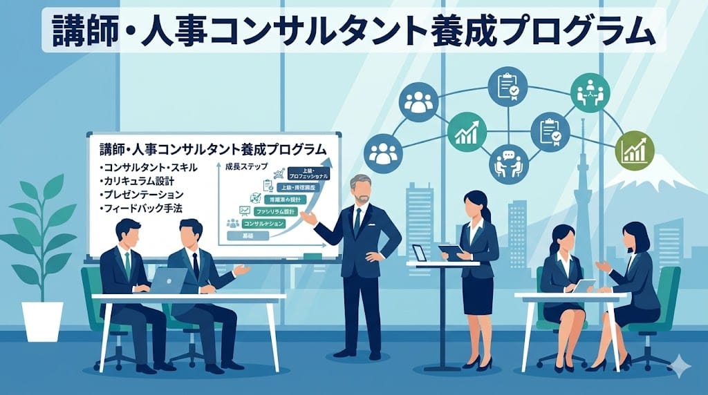 講師・人事コンサルタント養成プログラムイメージ
